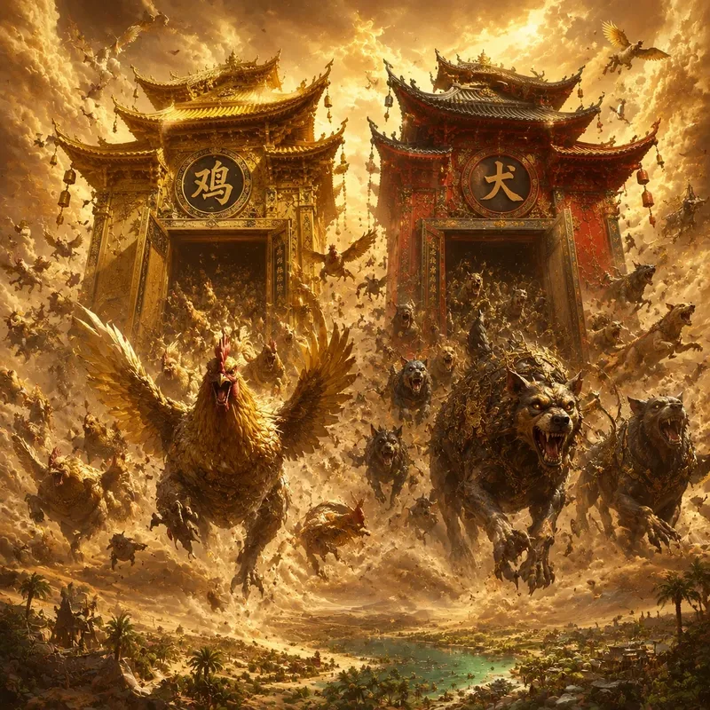 鸡笼犬舍